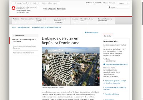 Embajada de Suiza en Republica Dominicana