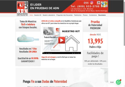 ADNLAB Pruebas de Paternidad