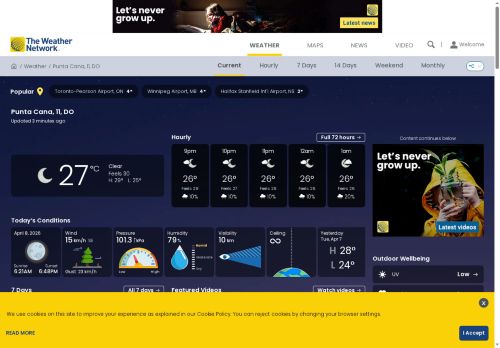Punta Cana Forecast by The Weather Network