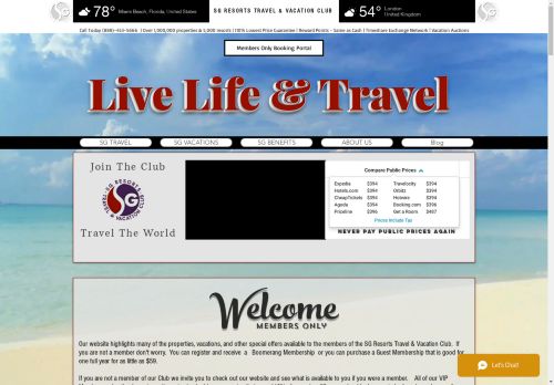 SG Resorts, Travel & Vacation Club