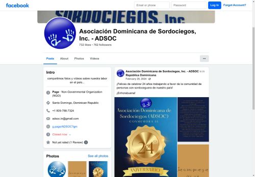 Asociación Dominicana de Sordociegos, ADSOC