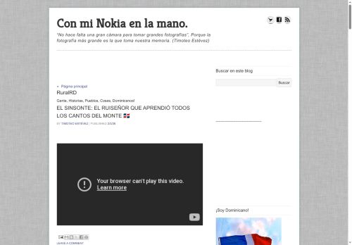 Con mi Nokia en la Mano