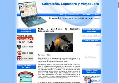Cabraleño, Lagunero y Viejaquero