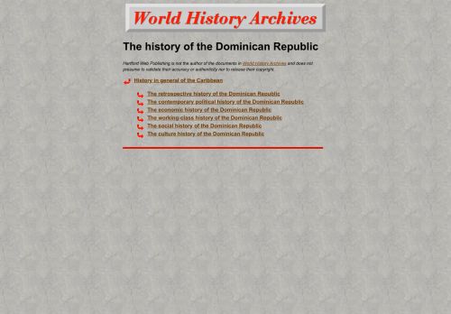Dominican Republic by World History Archives