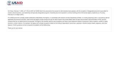Agencia de los Estados Unidos para el Desarrollo Internacional (USAID)