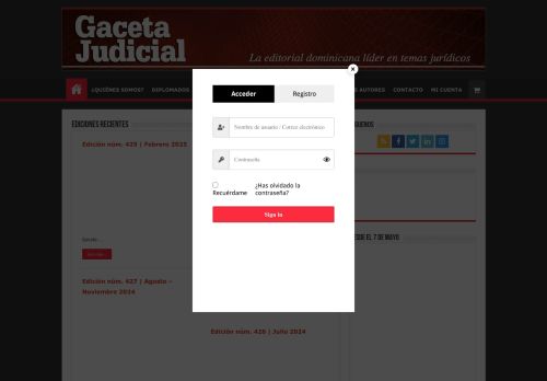 Gaceta Judicial