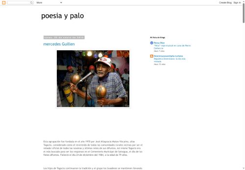 Poesía y Palo