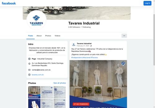 Tavares Industrial C.x A.