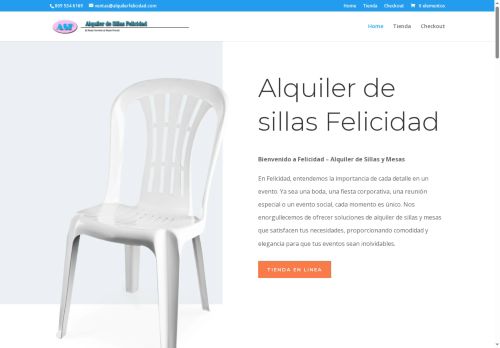 Alquiler de Sillas Felicidad