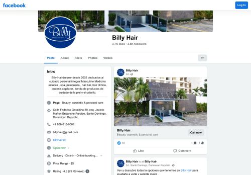 Billy Hairdresser Shop and Spa
