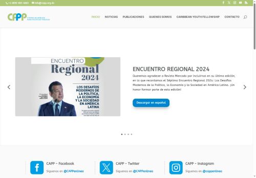 Centro de Análisis para Políticas Públicas, CAPP
