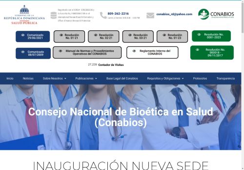 Consejo Nacional de Bioética en Salud, CONABIOS