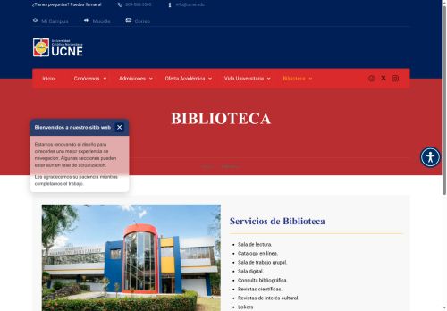 Biblioteca Nazario Rizek-Badia Llabaly de la Universidad Católica Nordestana