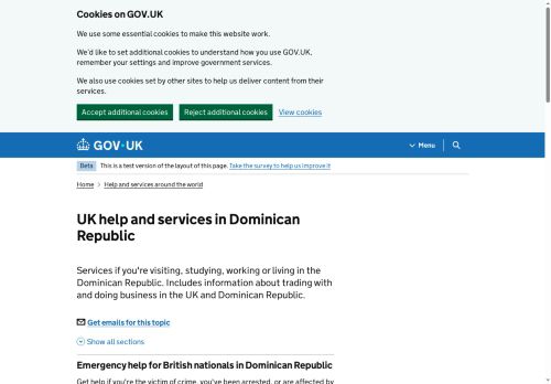Embajada Británica en la República Dominicana