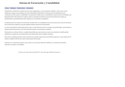 FsSystem, Sistema Contable