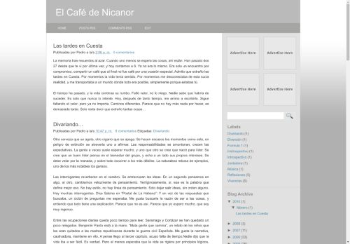 El Cafe de Nicanor