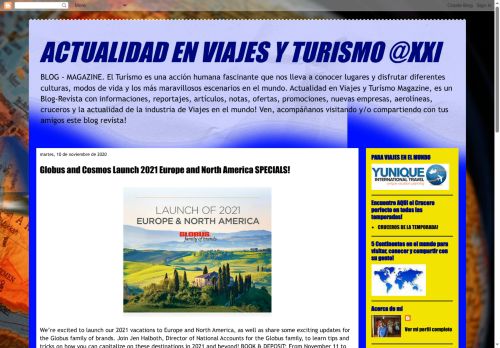 Actualidad en Viajes y Turismo