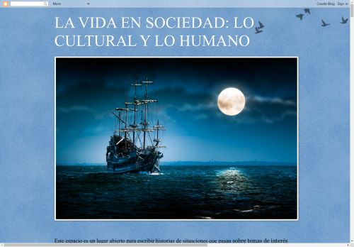 La Vida en Sociedad: lo Cultural y lo Humano