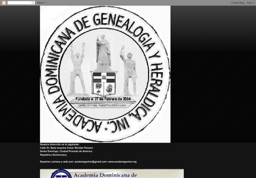Academia Dominicana de Genealogía y Heráldica, Inc.