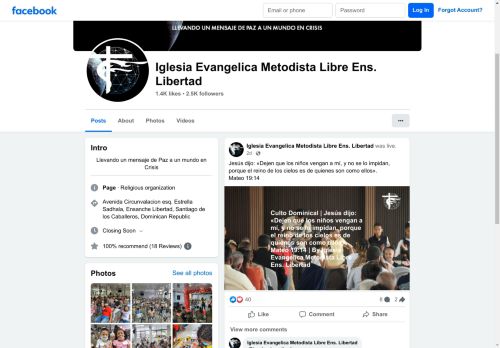 Iglesia Metodista Libre Ensanche Libertad