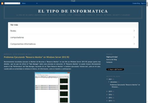 El Tipo de Informática