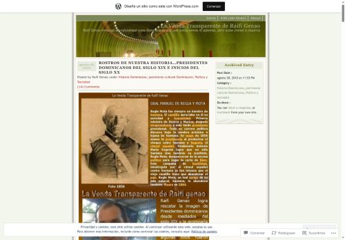 Los Rostros de Nuestros presidentes del Siglo XIX e Inicios del XX