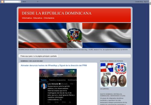 Desde La República Dominicana