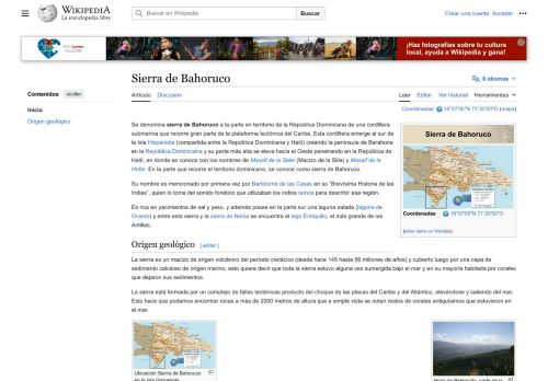 Bahoruco, Wikipedia