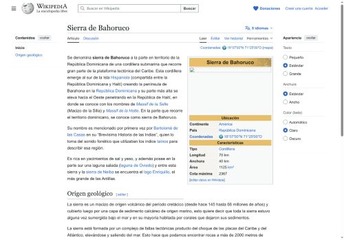 Bahoruco, Wikipedia