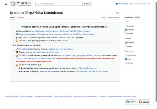 Barahona por Wikipedia