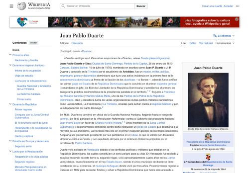 Duarte por Wikipedia