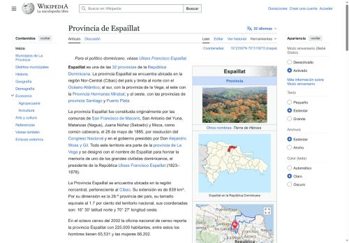 Espaillat por Wikipedia