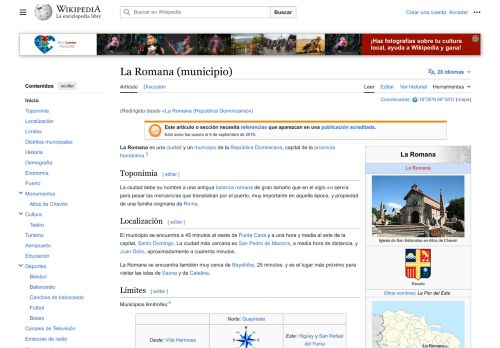 La Romana por Wikipedia