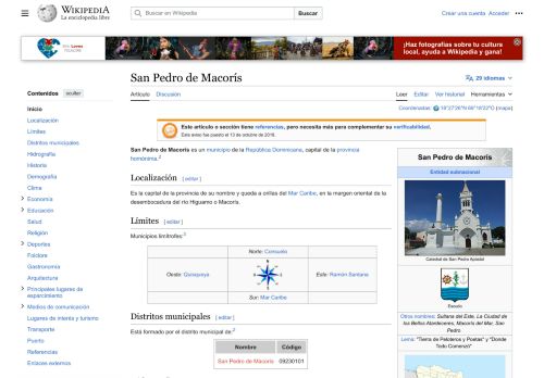 San Pedro de Macorís por Wikipedia