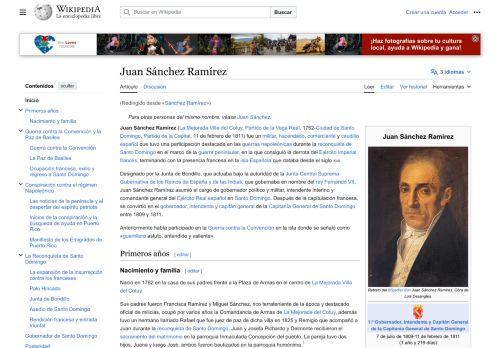 Sánchez Ramírez por Wikipedia