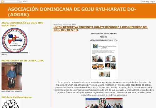 Asociación Dominicana de Goju Ryu Karate do