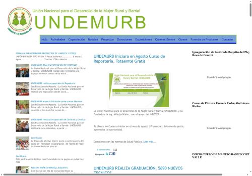 Unión Nacional para el Desarrollo de la Mujer Rural y Barrial Inc. UNDEMURB
