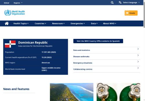 Organización Mundial de la Salud (OMS) RD