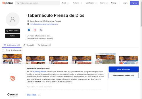 Tabernáculo Prensa de Dios