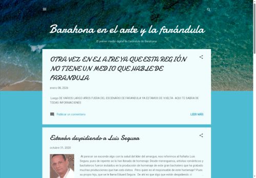 Barahona en el Arte y la Farandula
