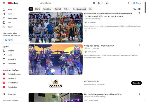 Videos Carnaval de Bonao