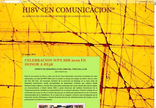 HI8VB en Comunicacion