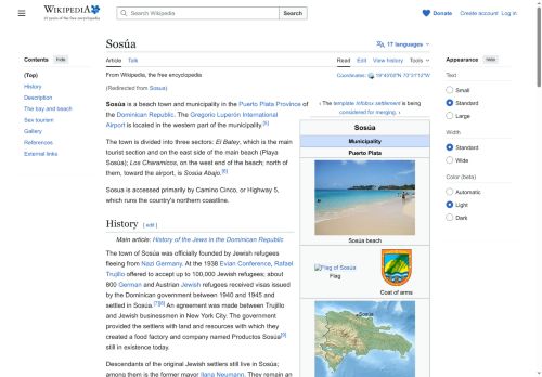 Sosúa by Wikipedia