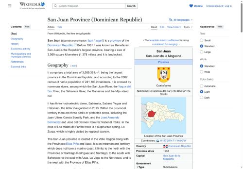 San Juan de la Maguana por Wikipedia