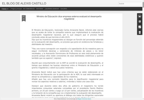 El Blog de Alexis Castillo