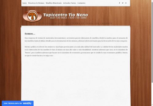 Tapicentro Tio Neno