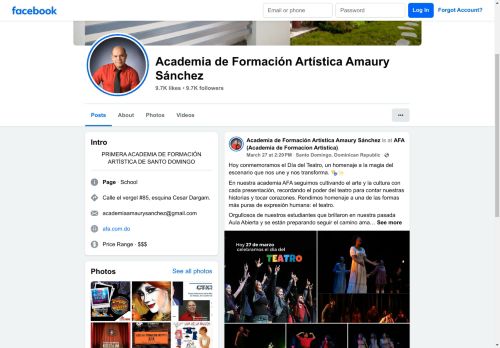 Academia de Formacion Artistica Amaury Sánchez