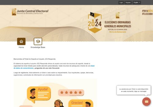 Junta Central Electoral, Soporte al Usuario