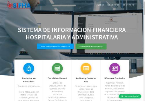SIFHA, Sistema de Información Financiera, Hospitalaria y Administrativa