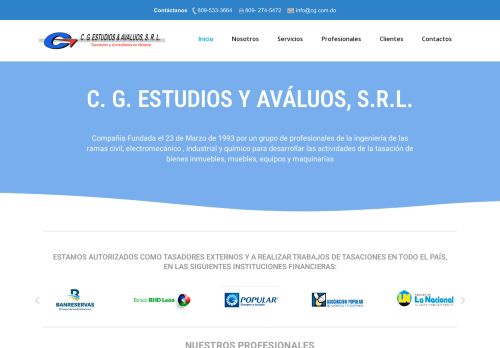 C. G. Estudios & Avalúos, S.R.L.